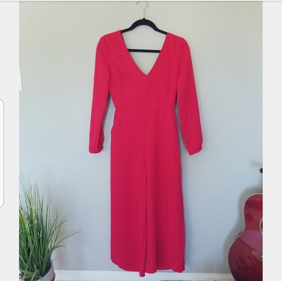 Aritzia Dresses & Skirts - Aritzia Wilfred Red Jumpsuit Size 4